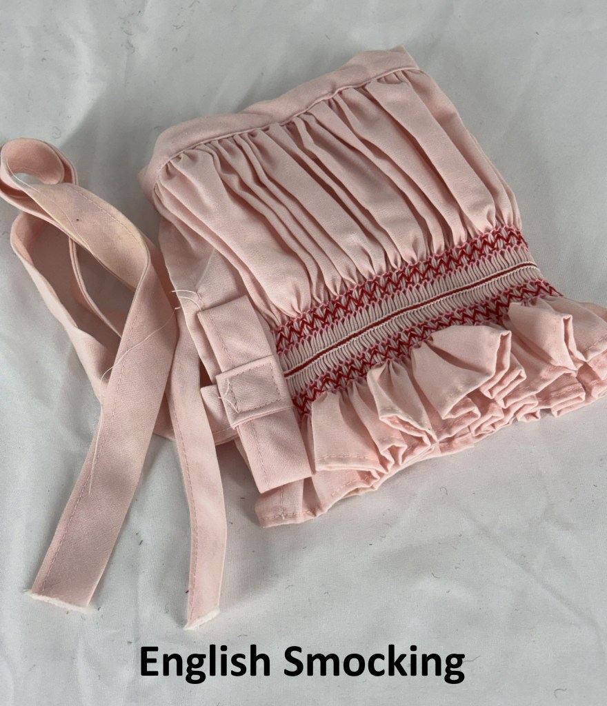 English Smocked Bonnet